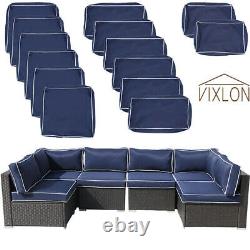 14 PCs Patio Furniture Chair Cushion Cover Set Replacement Outdoor Sofa Cases