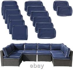 14X Outdoor Patio Furniture Chair Cushion Covers Set Replacement Sofa Covers
