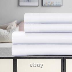 1500 Thread Count 100% Egyptian Cotton Deep Pocket Modern Solid Bed Sheet Set