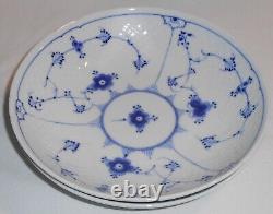 Bing and Grondahl Set/2 COUPE SOUPS Blue Traditional PATTERN MADE IN DENMARK