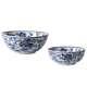 Decorative Ceramic Bowls Set Of 2 Blue/white