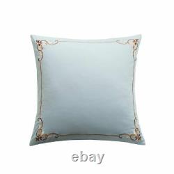 Egyptian Cotton Duvet Cover Set Blue White Queen King size Bedding set Bed Sheet