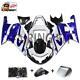Fsm Injection Blue White Fairing Set Fit For 2001-2003 Gsxr 600 750 F015