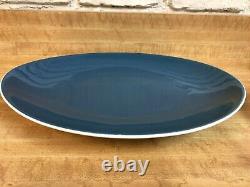 House Beautiful China Colors Twilight Dinner Plate (set of 6) Blue/white