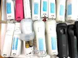 Huge Lot Of 41 Set Auth Nintendo Wii Remote Controller Red Blue White Pink Black