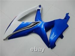 Injection Blue White Fairing Set Fit for Suzuki 2008-2010 GSXR 600 750 a004