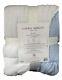 Laura Ashley Blue And White Full/queen Quilt Set New With Tags