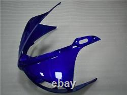 NTU Blue White Injection Plastic Set Fairing Fit for Yamaha 2003-2005 YZF R6 b09