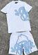 Size Large Synaworld Blue & White T-shirt & Shorts Set Australia Exclusive