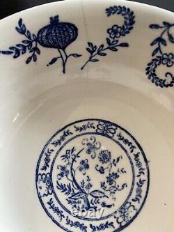 Soup Bowls Scio Pottery, Blue Onion, Blue and White, Discontinued, Set of 4