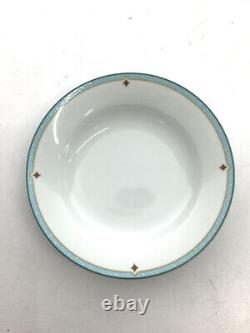 Used Noritake Plate Soup Plate 6 Piece Set Wht Humming Blue Kitchen Supplies