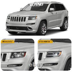 VLAND LED Projector Headlights For Jeep Grand Cherokee 2011-2013 WithAnimation