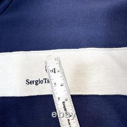 Vintage Sergio Tacchini Track Suit Set Men Extra Large Blue White Tennis Circuit
