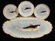 Wm Guerin Limoges Shell Mold Hand Painted 8 Pieces Fish Set 1900-1932